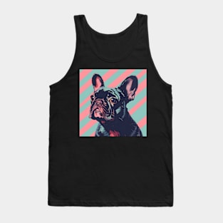 French Bulldog in 80's Tank Top